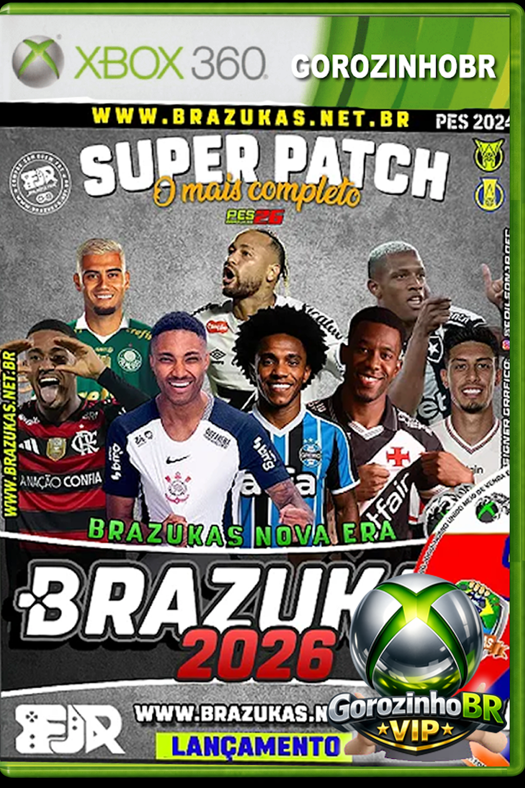 PES Brazukas Legends Clássicos é um mod especial criado sobre o PES 2010, focado em celebrar a história do futebol mundial. O patch reúne times lendários de clubes e seleções, atravessando décadas — dos anos 50 em diante — tudo isso mantendo os clubes no padrão original da temporada 2010.