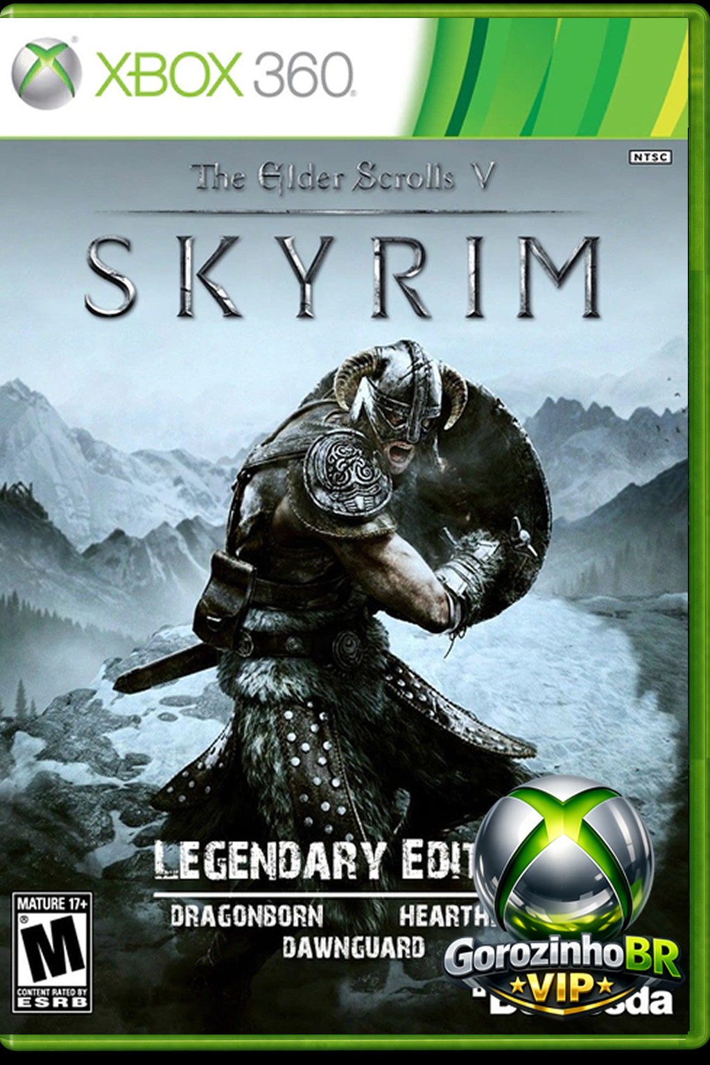 The Elder Scrolls V: Skyrim™ – Edição Definitiva (Special Edition) é um RPG de ação em mundo aberto desenvolvido pela Bethesda. Você joga como o Dragonborn, um herói com poderes de dragão destinado a salvar o mundo de uma antiga ameaça: o dragão Alduin. O jogo se passa na região de Skyrim, uma terra vasta inspirada na mitologia nórdica, cheia de cidades, masmorras, criaturas e missões.