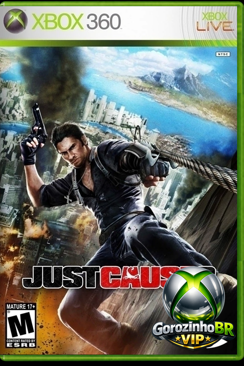 Just Cause 2 é um jogo de ação em mundo aberto desenvolvido pela Avalanche Studios. Você controla Rico Rodriguez, um agente secreto enviado à ilha fictícia de Panau para derrubar um ditador e investigar o desaparecimento de seu mentor. O jogo é focado em caos, exploração e ação exagerada.