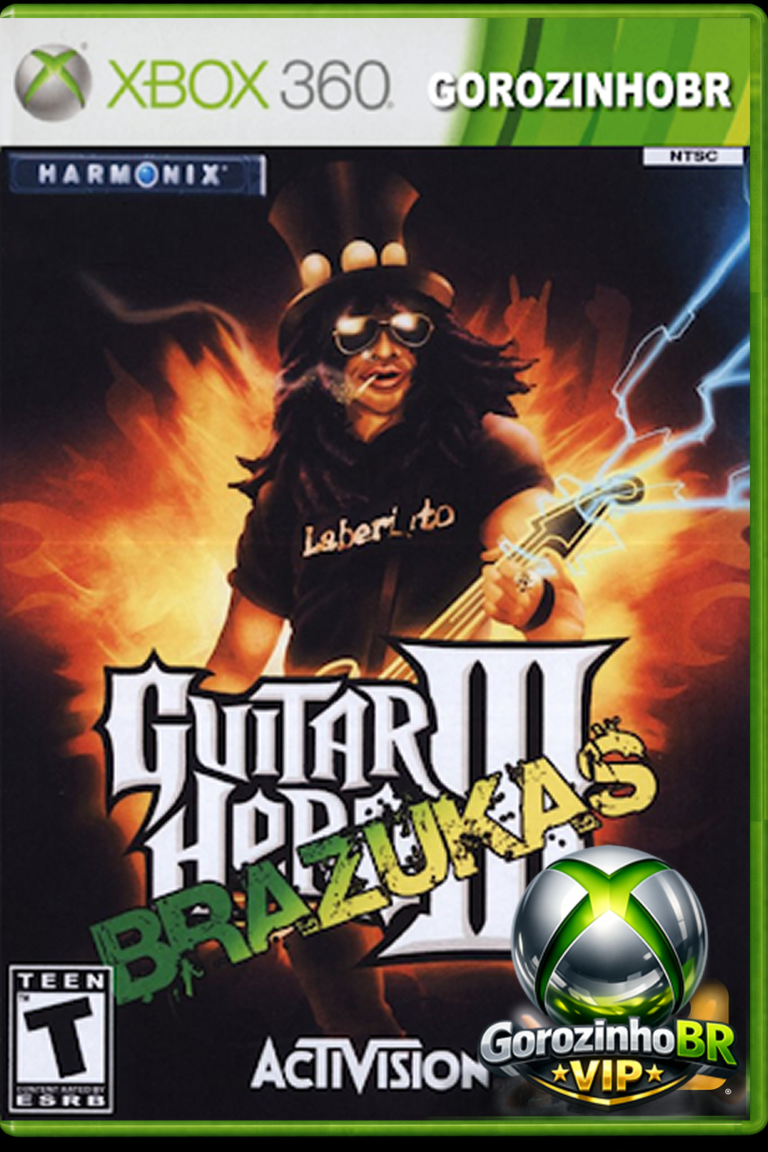 Guitar Hero III: Legends of Rock coloca você no centro das atenções do maior e mais lendário show de rock de todos os tempos. A trilha sonora repleta de estrelas inclui faixas master de artistas lendários como Guns N’ Roses, The Rolling Stones, Beastie Boys, Muse e Pearl Jam, com músicas adicionadas que se tornaram lendárias por Kiss, Alice Cooper e Heart. Agora largue essa air guitar, afine seu novo e exclusivo Les Paul Guitar Controller e destrua a noite toda com Guitar Hero III: Legends of