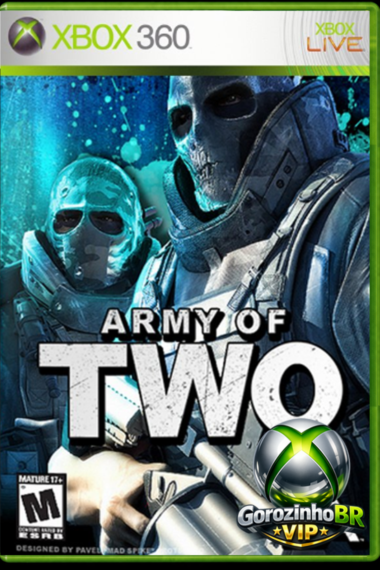 Army of Two leva os jogadores a cenários inspirados nas manchetes atuais, onde utilizarão estratégias e táticas exclusivas para dois jogadores, alternando perfeitamente entre jogar com uma IA de Parceiro (IA) inteligente e um jogador real. Quando um homem não é suficiente, será necessário um exército de dois para lutar em meio à guerra, à turbulência política e a uma conspiração tão vasta que ameaça o mundo inteiro.