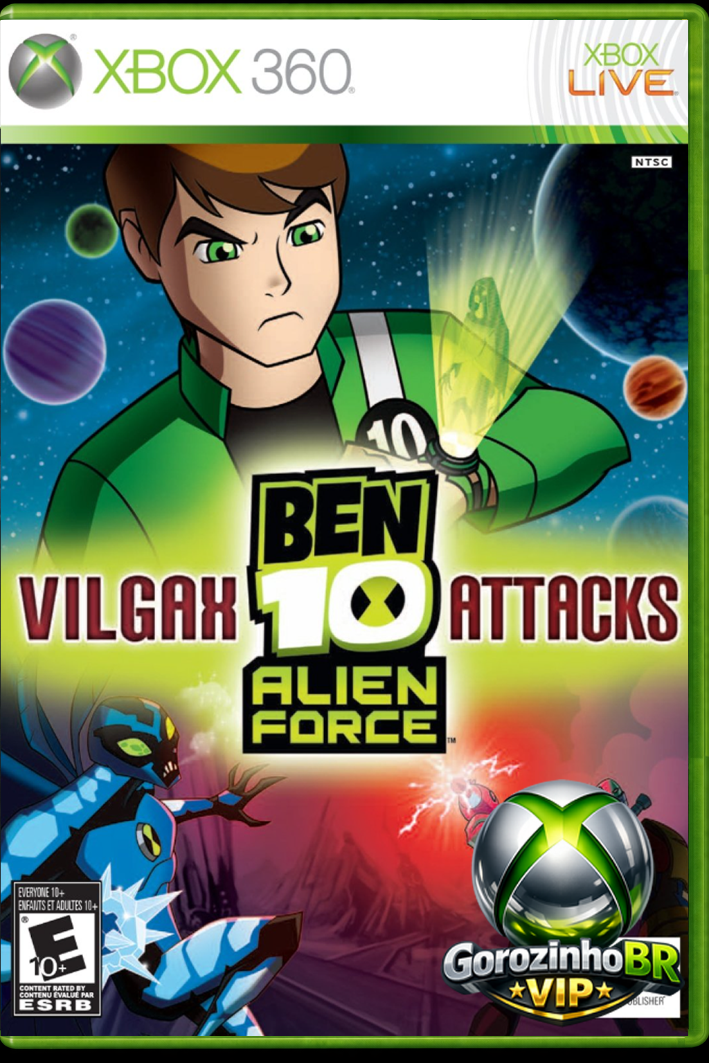 Em Ben 10 Força Alienígena – Ataques de Vilgax, os jogadores controlam Ben e 10 de suas formas alienígenas mais populares: Eco Eco, Gosma, Tempestade Cerebral, Cromático, Friagem, Humungossauro, Macaco-Aranha, Fogo do Pântano, Raio a Jato e Bala de Canhão, para manipular fogo, controlar eletricidade, congelar inimigos e muito mais. Os jogadores também poderão se aventurar como a forma alienígena Vomitão,