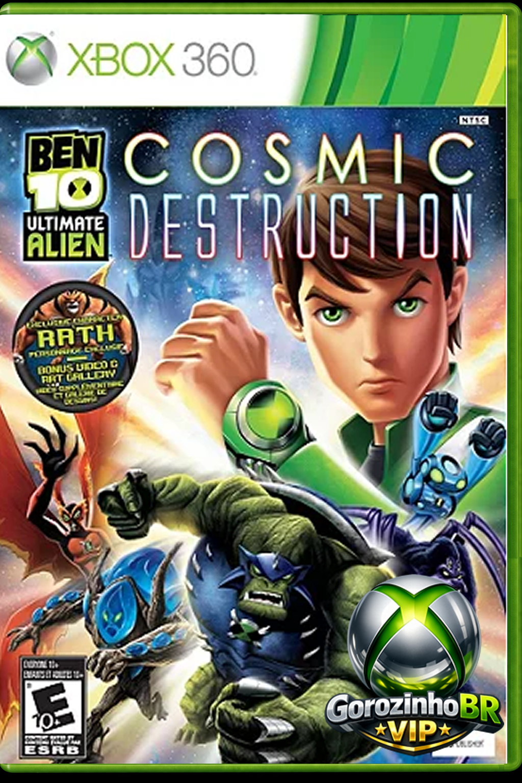 Ben 10 Ultimate Alien: Cosmic Destruction permite que os jogadores usem o poder do Ultimatrix, o Omnitrix mais poderoso até hoje, para transformar Ben em formas alienígenas hiper-evoluídas mais poderosas e vivenciar batalhas impressionantes como os alienígenas mais poderosos. Controle Ben Tennyson e suas diversas formas alienígenas em uma jornada por locais icônicos ao redor do mundo, incluindo Paris, Tóquio, China e Roma, em busca de um antigo artefato alienígena que ajudará a salvar a humanidade de uma misteriosa tempestade cósmica.