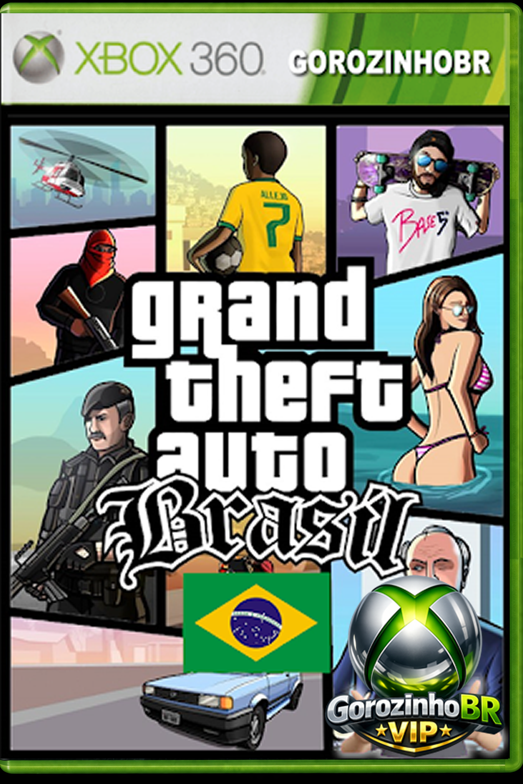 GTA BRASIL PROJECT KAIZO 2.1 é um uma remasterização para o xbox 360, DO GTA SAN ANDREAS COM MOD BRASIL com efeitos visuais melhorados e texturas atualizadas, mas mantendo a clássica jogabilidade do game