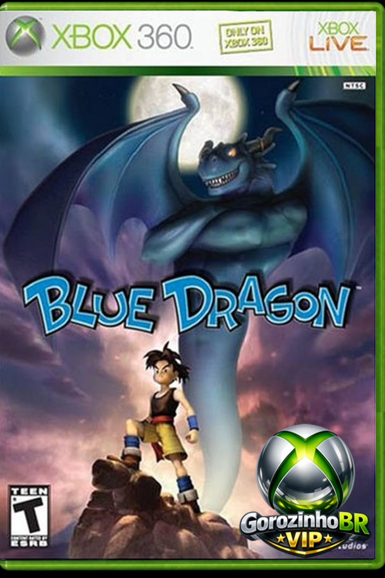 O renomado produtor de jogos Hironobu Sakaguchi, do estúdio Mistwalker, e a desenvolvedora Artoon apresentam o aguardado exclusivo para Xbox 360, Blue Dragon. Com design de personagens de Akira Toriyama (criador de Dragon Ball Z) e música de Nobuo Uematsu (compositor de Final Fantasy), Blue Dragon é um RPG épico centrado em um jovem chamado Shu e seus amigos. Esses heróis improváveis possuem força sobre-humana e poder mágico para controlar sombras fantasmagóricas que espelham as ações de seus mestres.