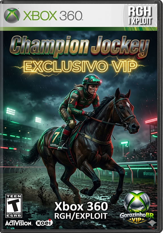 Champion Jockey: G1 Jockey & Gallop Racer para Xbox 360 é um jogo voltado para os amantes de corridas de cavalos, combinando elementos de simulação com ação esportiva. O jogador assume o papel de um jóquei profissional, participando de competições e buscando construir uma carreira de sucesso nas pistas.