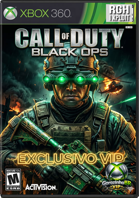Call of Duty: Black Ops é um jogo lançado para Xbox 360 que mergulha o jogador em missões secretas durante a Guerra Fria. A campanha apresenta uma narrativa intensa, cheia de reviravoltas e memórias fragmentadas do protagonista, envolvendo espionagem, interrogatórios e operações militares clandestinas. Além do modo história, o game traz um multiplayer competitivo muito popular, com progressão de níveis, armas personalizáveis e mapas variados. Outro destaque é o modo Zombies 🧟, onde jogadores enfrentam hordas de mortos-vivos em partidas cooperativas cheias de desafio.