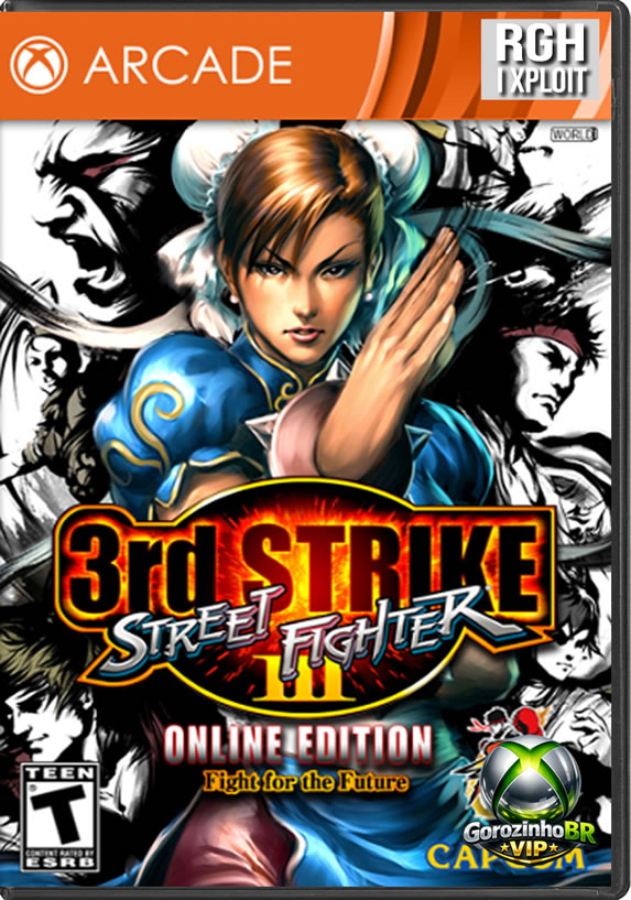 Street Fighter III: 3rd Strike Online Edition é amplamente considerado por entusiastas como o ápice técnico da franquia. Esta versão para Xbox 360 revitaliza o clássico dos arcades com gráficos em alta definição, filtros visuais e o sistema de rede GGPO para partidas online fluidas. O grande diferencial é o sistema de Parry (bloqueio ofensivo), que permite anular golpes adversários com comandos precisos, exigindo técnica e nervos de aço. O elenco é único, misturando rostos conhecidos como Ryu e Chun-Li com personagens exóticos e mecânicas profundas. 🐉🎧