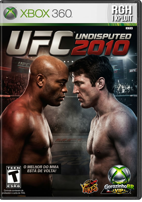 UFC Undisputed 2010 aprimorou drasticamente a fórmula de seu antecessor no Xbox 360, entregando uma simulação de MMA incrivelmente detalhada e técnica. O jogo introduziu o inovador sistema de "Sway" (esquiva), permitindo movimentos de cabeça precisos para desviar de golpes e engatar contra-ataques devastadores. O combate no chão (grappling) e o clinch foram reformulados, exigindo o domínio de transições fluidas para finalizar o oponente ou aplicar o brutal ground and pound. Com um elenco gigantesco de lutadores oficiais da época — incluindo a fase áurea de lendas como Anderson Silva —, o título brilha em seu Modo Carreira. Nele, você cria seu atleta, treina em camps reais, gerencia patrocínios e luta para subir no ranking até