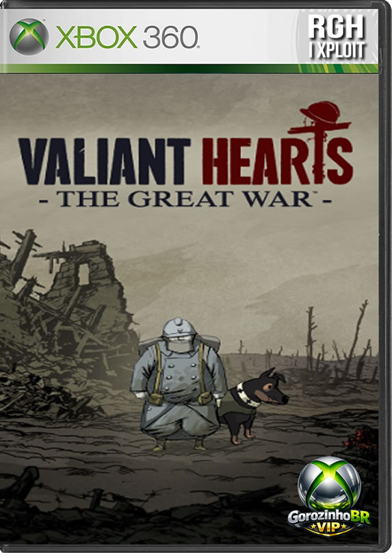 Valiant Hearts: The Great War entrega uma das experiências mais emocionantes e artisticamente belas do Xbox 360. Impulsionado pela engine UbiArt, o jogo apresenta um estilo visual 2D desenhado à mão, lembrando uma história em quadrinhos que contrasta perfeitamente com a brutalidade da Primeira Guerra Mundial. Em vez de focar em tiros e ação frenética, a jogabilidade foca em furtividade, exploração e resolução de quebra-cabeças lógicos. A narrativa comovente entrelaça os destinos trágicos de quatro personagens comuns — incluindo o fazendeiro Emile e a enfermeira Anna — e seu indispensável cão de resgate militar, Walt, cujas habilidades são essenciais para avançar pelos cenários devastados pelas trincheiras.