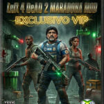 Left 4 Dead 2 com mod inspirado em Diego Maradona traz uma proposta inusitada e bem-humorada ao clássico de sobrevivência. Mantendo a base cooperativa do jogo, até quatro jogadores enfrentam hordas de infectados, mas com alterações visuais que adicionam referências ao lendário jogador de futebol.