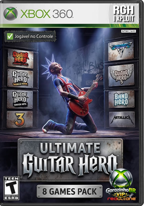 ATENÇÃO, este Pack é TOTALMENTE Jogável no controle, não precisa de guitarra, ative as funções dentro dos games para jogar, os games estão em GOD. Para ativar, vá nas configurações >> allow controller >> degub menu.