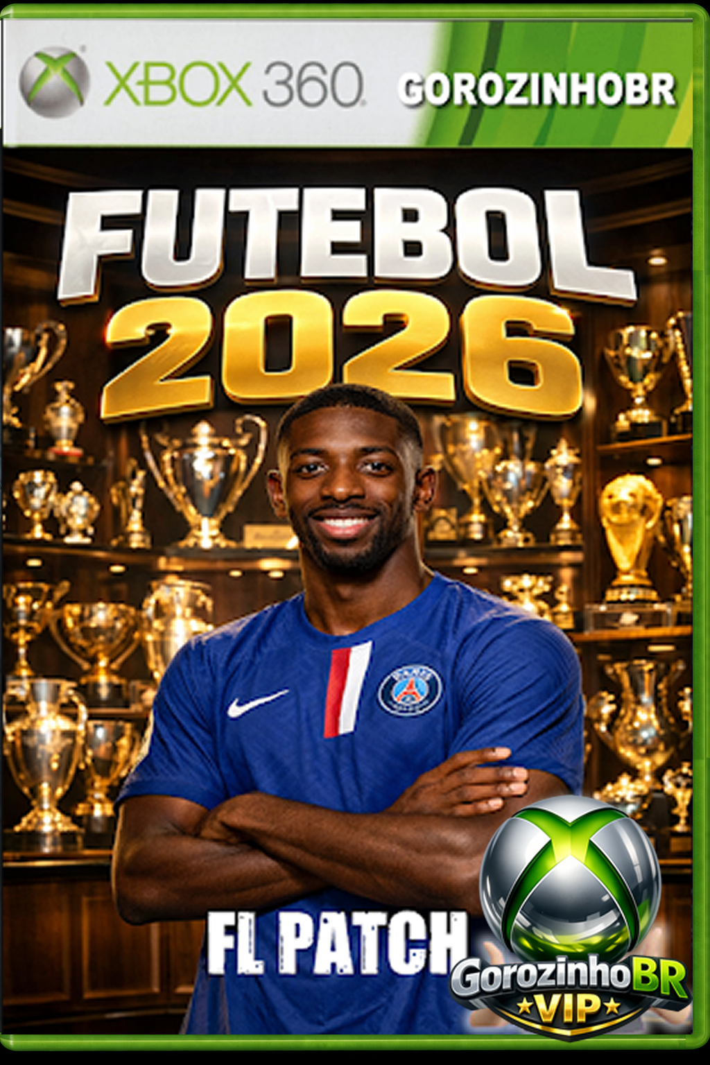 Pro Evolution Soccer 2026 – FL PATCH é o mod definitivo de futebol para o Xbox 360, criado por fãs e desenvolvido com dedicação pela comunidade brasileira. Baseado no PES 2018, o patch transforma completamente o jogo com elencos atualizados para a temporada 2025/2026, novos uniformes, menus temáticos, gráficos aprimorados e trilhas sonoras modernas.