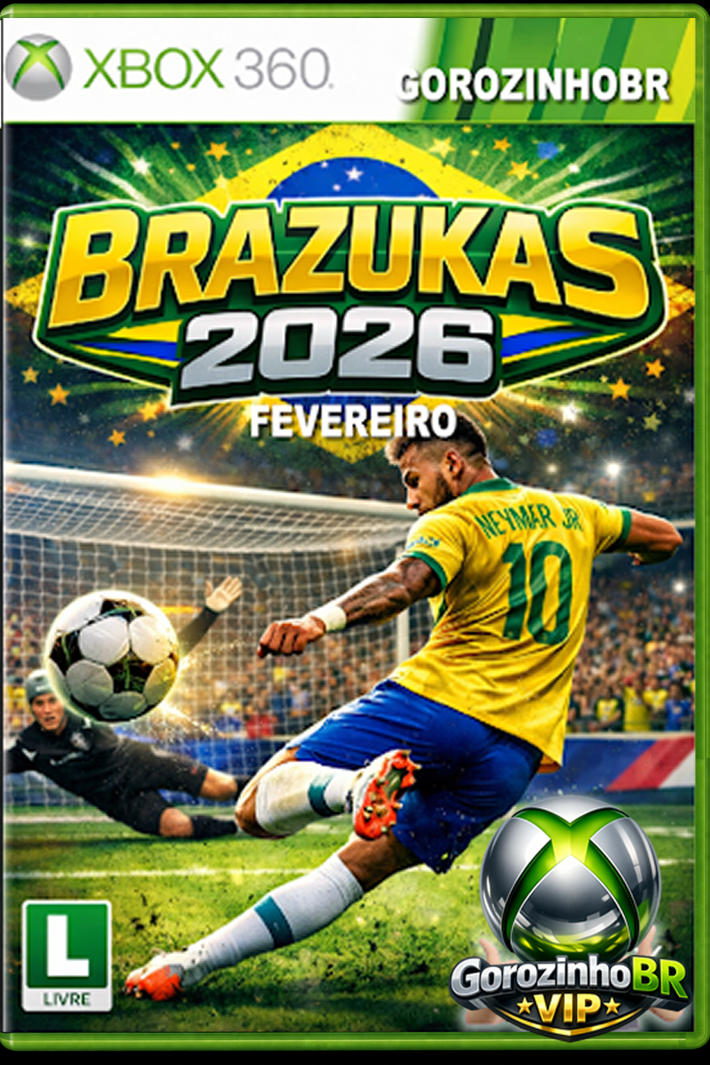 ⚽ ESPECIFICAÇÕES:  BRAZUKAS VERSÃO 2026 FEVEREIRO ⭐ NOVA VERSÃO /  PATCH 2026 PES2013 ⭐ VERSÃO COMPLETA
