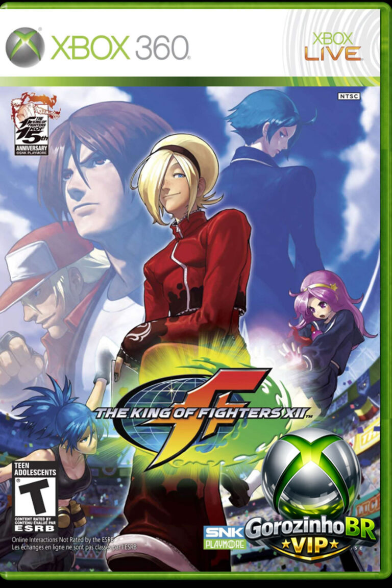 The King of Fighters XII é um jogo de luta desenvolvido pela SNK Playmore, trazendo batalhas em equipes de três personagens no clássico estilo da franquia. O jogo se destaca por seus gráficos totalmente redesenhados em alta definição, com sprites 2D detalhados e animações fluidas, oferecendo um visual moderno mantendo a essência tradicional da série.