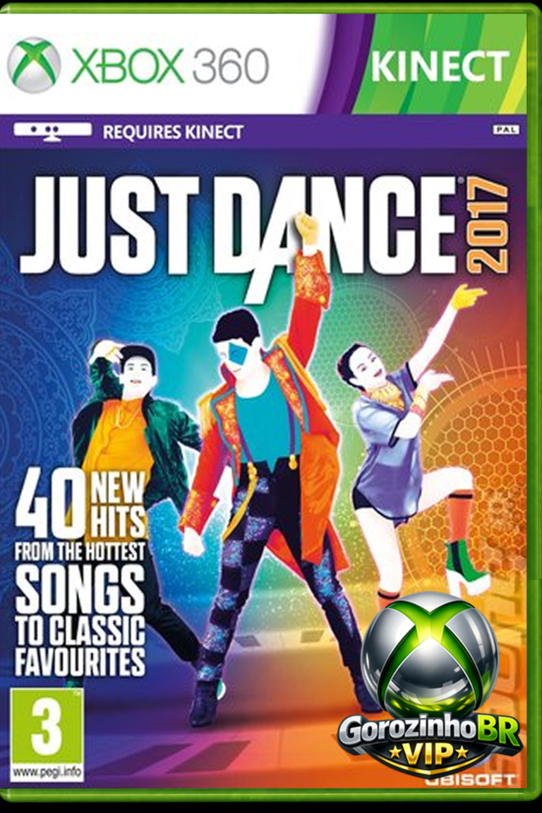 Just Dance 2017 é um jogo musical de dança desenvolvido pela Ubisoft, no qual o jogador utiliza o Kinect para imitar coreografias exibidas na tela, acompanhando músicas populares. A pontuação é baseada na precisão dos movimentos e no ritmo durante a execução das danças.
