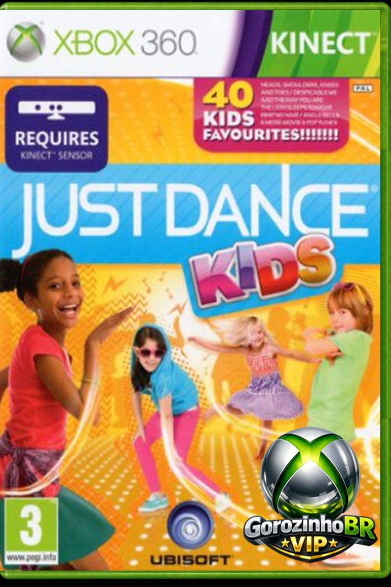 Just Dance Kids é um jogo de dança da Ubisoft voltado para o público infantil, no qual o jogador utiliza o Kinect para imitar coreografias exibidas na tela ao som de músicas populares entre crianças. O sistema avalia os movimentos em tempo real, premiando a precisão e o ritmo durante a dança.