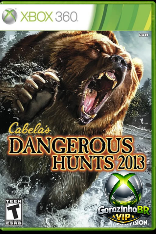 Cabela's Dangerous Hunts 2013 para Xbox 360 mistura caça e sobrevivência com história dramática. Enfrente animais agressivos em combates intensos. Uso de reflexos rápidos e decisões sob pressão. Inclui modo arcade com foco em pontuação.