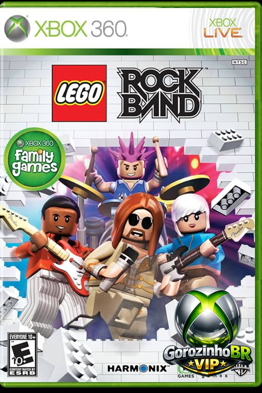 Lego Rock Band para Xbox 360 é um jogo que mistura a jogabilidade clássica da série Rock Band com o estilo divertido e bem-humorado da franquia LEGO. Nele, os jogadores formam uma banda e simulam apresentações musicais tocando instrumentos como guitarra, baixo, bateria e vocal, seguindo o ritmo das músicas.