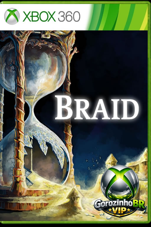Braid é um jogo do Xbox 360 que usa manipulação do tempo ⏳ para resolver desafios. Cada fase traz ideias novas e uma história sutil e reflexiva.