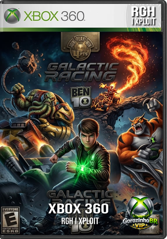 Prepare-se para o primeiro jogo de corrida da franquia Ben 10! Nele, você pode escolher entre 15 personagens, incluindo Ben, Kevin Levin e diversos alienígenas icônicos. As pistas são ambientadas em planetas clássicos da série, e o grande diferencial é o uso do Omnitrix para coletar poderes especiais e se transformar durante a disputa. Corra em alta velocidade para conquistar o troféu do Grande Prêmio Galáctico! 🌌👽
