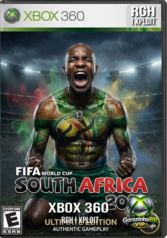 2010 FIFA World Cup South Africa leva toda a atmosfera vibrante da primeira Copa do Mundo no continente africano para o Xbox 360! 🌍 Com impressionantes 199 seleções nacionais, o game permite disputar as eliminatórias completas e as finais nos 10 estádios oficiais da África do Sul. 🏟️ O jogo refinou a física e a jogabilidade do aclamado FIFA 10, adicionando o cansaço dos jogadores pela altitude, o som icônico das vuvuzelas e uma festa absurda nas arquibancadas com papel picado e balões! 🎉 O viciante modo "Story of the Qualifiers" trazia desafios históricos reais para o jogador reviver ou mudar o destino das seleções. 🏆