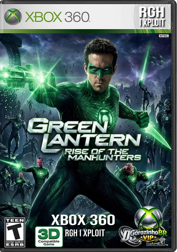 Baseado no filme do 🦸‍♂️ Green Lantern, o game coloca o jogador no papel de Hal Jordan enfrentando a ameaça dos perigosos Manhunters, robôs intergalácticos criados para manter a ordem no universo. O jogo traz combates intensos em terceira pessoa, permitindo usar o poderoso anel dos Lanternas Verdes para criar armas e ataques de energia durante as batalhas. ⚡💚 Além da campanha principal, o game possui modo cooperativo local, onde outro jogador pode controlar Sinestro, tornando a experiência mais divertida em dupla. 👥