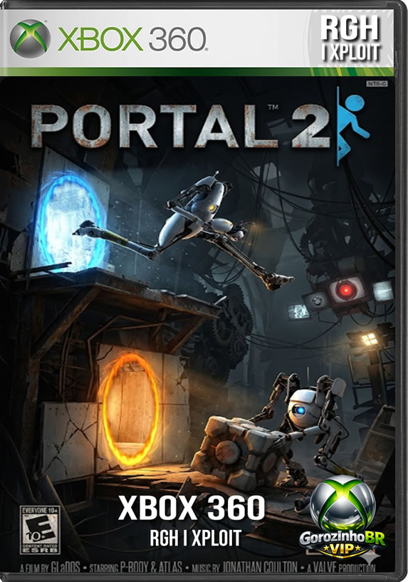 Portal 2 leva você de volta às ruínas da Aperture Science. Anos após o primeiro jogo, a protagonista Chell é acordada pelo robô atrapalhado Wheatley 🤖 e, por acidente, eles despertam GLaDOS, a IA sarcástica e vingativa. Munido apenas da sua icônica "Arma de Portais", você deve resolver testes complexos baseados em física, criando buracos de minhoca interligados. 🔵🟠 Esta sequência expande o universo com novas mecânicas geniais, como géis que alteram a física (pulos mais altos ou mais velocidade), raios tratores e lasers. Além da campanha solo épica, a versão de Xbox 360 brilha com uma campanha cooperativa exclusiva, onde dois jogadores controlam os robôs Atlas e P-Body, exigindo comunicação e trabalho em equipe impecáveis. 👯‍♂️⚡