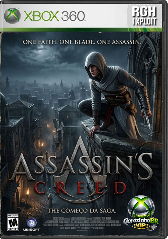 Assassin's Creed é o primeiro título da famosa franquia, ambientado durante as Cruzadas. Você assume o papel de Altaïr, um assassino habilidoso que precisa eliminar alvos importantes em cidades históricas como Jerusalém, Acre e Damasco. O jogo mistura parkour, furtividade e combates, além de apresentar uma narrativa envolvendo memórias genéticas e conspirações entre Assassinos e Templários.