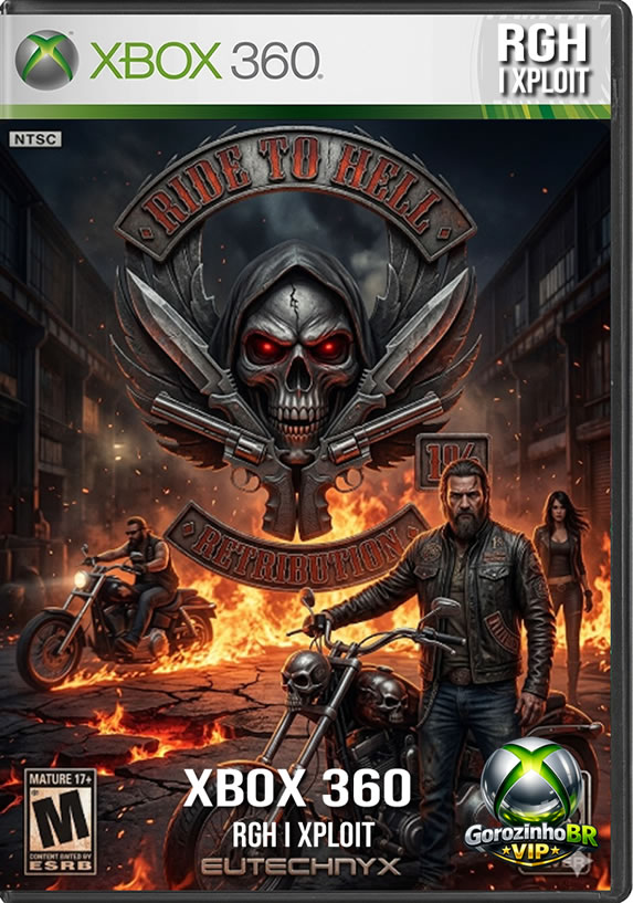 Ambientado na dura realidade da década de 1960, Ride to Hell: Retribution coloca você na pele de Jake Conway, um veterano do Vietnã em uma busca implacável por vingança. Após o trágico assassinato de seu irmão por uma brutal gangue de motoqueiros chamada "The Devil's Hand", Jake pega a estrada para destruir seus inimigos um por um. A jogabilidade é uma mistura selvagem de pilotagem de motos em alta velocidade, tiroteios árcades, pancadaria corpo a corpo e cenas de ação em tempo rápido (quick time events). 💥🔫