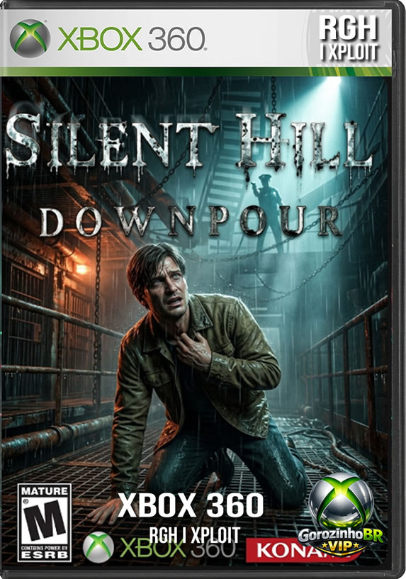 Silent Hill: Downpour acompanha a história de Murphy Pendleton, um prisioneiro cujo ônibus de transferência capota, deixando-o isolado na aterrorizante e enevoada cidade de Silent Hill. O jogo apresenta uma nova área do mapa em um formato semiaberto, encorajando a exploração de ruas macabras e a resolução de diversas missões secundárias. A água é o elemento central do terror neste título: o sistema de clima dinâmico altera o ambiente em tempo real, e chuvas torrenciais sinalizam que os monstros da cidade ficarão muito mais perigosos e agressivos. 🚌⛓️