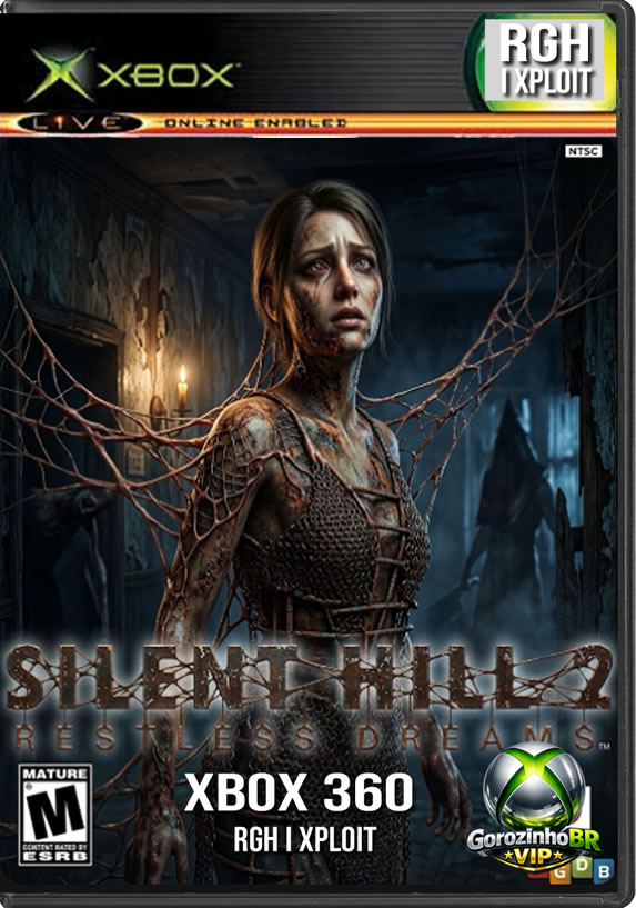 Silent Hill 2: Restless Dreams é a edição expandida de um dos maiores clássicos do terror (lançado originalmente para o primeiro Xbox e jogável no Xbox 360 via retrocompatibilidade). O enredo acompanha James Sunderland, que viaja até a cidade de Silent Hill após receber uma carta de sua esposa Mary, falecida há três anos. Esta versão especial se destaca por incluir o cenário extra "Born from a Wish", uma minicampanha onde você controla a misteriosa personagem Maria momentos antes de seu encontro com James, enriquecendo ainda mais essa narrativa inesquecível. 🌫️🔪