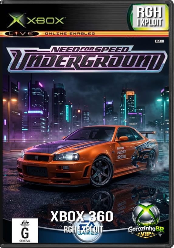 Lançado originalmente para a primeira geração do console da Microsoft, Need for Speed: Underground revolucionou o gênero ao mergulhar de cabeça na cultura do tuning e das corridas de rua ilegais. Fortemente inspirado pela febre da cultura automotiva do início dos anos 2000, o jogo troca as pistas ensolaradas e os supercarros inatingíveis pelas ruas escuras de Olympic City. Com uma trilha sonora antológica (quem não lembra de "Get Low"?), você começa com um carro popular e vence rachas noturnos para desbloquear um nível insano de customização, desde pintura e adesivos até neons e peças de performance. 🚘🎶