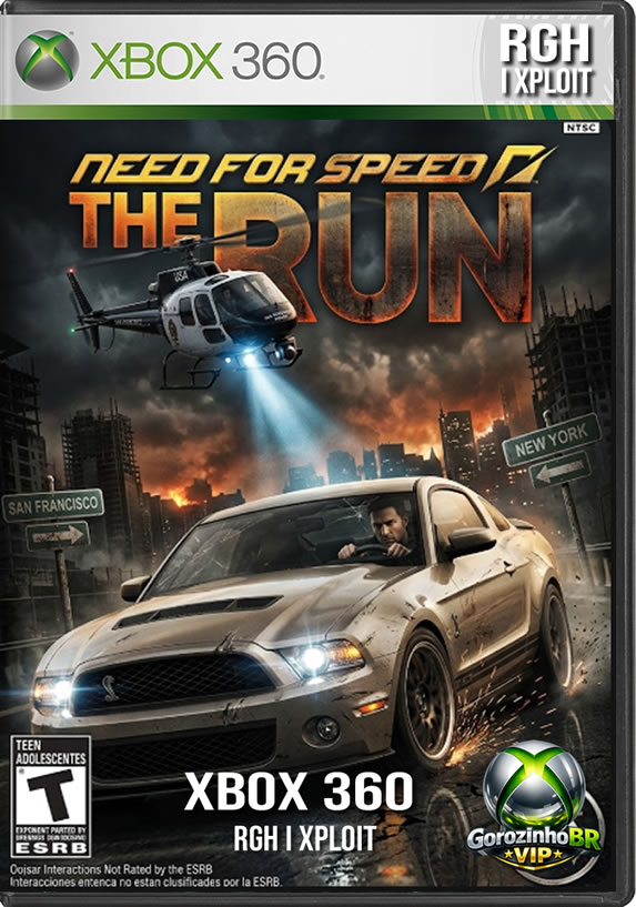 Need for Speed The Run propõe um desafio épico de pura adrenalina: uma corrida de tirar o fôlego cruzando os Estados Unidos de ponta a ponta, saindo de São Francisco com destino a Nova York! Você assume o papel de Jack Rourke, um habilidoso piloto endividado que precisa vencer essa competição ilegal e mortal de 5.000 quilômetros para salvar sua vida da máfia. O jogo inova ao focar intensamente na narrativa, misturando corridas em altíssima velocidade, fugas policiais implacáveis e sequências de ação a pé através de eventos de resposta rápida (Quick Time Events). 🏔️🚘