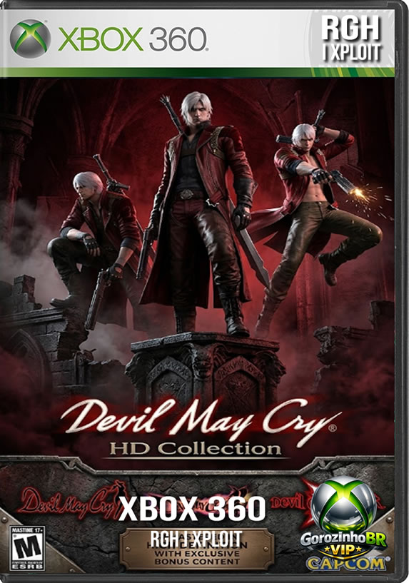 A "Devil May Cry HD Collection" traz os três primeiros jogos do lendário caçador de demônios para o seu Xbox 360, totalmente remasterizados em alta definição! O pacote inclui Devil May Cry, Devil May Cry 2 e o aclamado Devil May Cry 3: Dante's Awakening Special Edition. Você assume o controle de Dante, o carismático e irônico meio-demônio, usando sua espada Rebellion e as pistolas Ebony & Ivory para destruir hordas infernais com muito estilo. A coletânea mantém o foco no combate frenético, nos malabarismos com inimigos no ar e na busca pela pontuação perfeita! 😈🔫