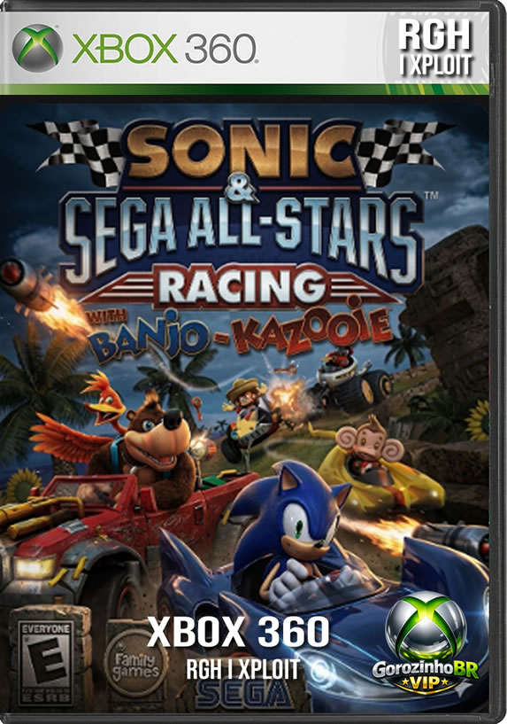 🏎️ RESUMO: Sonic & SEGA All-Stars Racing é um divertido jogo de corrida arcade que reúne vários personagens clássicos da SEGA em pistas rápidas e cheias de ação 🌀🔥. Além de Sonic 🦔⚡, o game traz personagens famosos como Tails, Knuckles, Dr. Eggman, AiAi, Amigo e muitos outros ícones das franquias da empresa. As corridas acontecem em cenários inspirados em jogos clássicos da SEGA 🎮✨, com pistas coloridas, atalhos secretos, armadilhas e obstáculos que deixam as disputas ainda mais emocionantes. Durante as provas, os jogadores podem utilizar itens especiais 💥, ataques e turbos para ganhar vantagem sobre os adversários. Cada personagem possui um movimento “All-Star” exclusivo capaz de mudar completamente o rumo da corrida. O modo multiplayer local e online 👥🏁 aumenta ainda mais a diversão, tornando o game excelente para jogar com amigos e família. Com visual vibrante, trilha sonora animada 🎵 e gameplay acessível, o jogo entrega uma experiência arcade divertida para todas as idades.