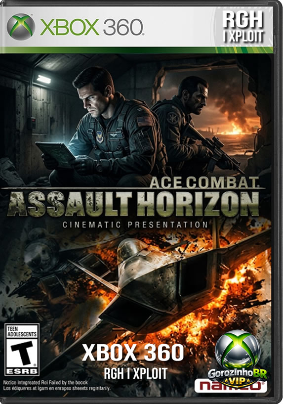 Diferente de seus antecessores, Ace Combat: Assault Horizon abandona o universo fictício da franquia e traz a guerra para o mundo real. Você assume o papel de pilotos de elite, como o Coronel William Bishop, em missões para deter uma rebelião terrorista global. A grande novidade do jogo é o sistema de combate em curta distância (Dogfight Mode), que transforma as perseguições em sequências cinematográficas explosivas, onde destroços e óleo voam na sua tela a cada abate. Além de pilotar caças supersônicos de última geração, a campanha também permite que você assuma os controles de helicópteros de ataque Apache e atue como artilheiro de bombardeiros! 🚁🌍💥