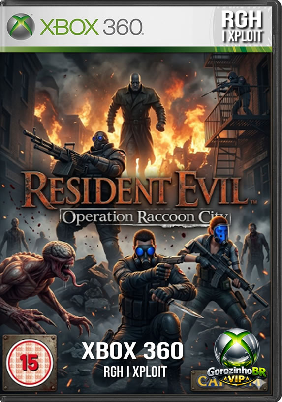 Reviva o caos de Raccoon City por uma nova perspectiva! Ocorrendo durante os eventos de Resident Evil 2 e 3, você assume o controle da "Wolfpack", um esquadrão de elite da Umbrella Corporation. Sua missão é brutal: apagar todas as evidências do surto do T-Virus e caçar os sobreviventes, incluindo Leon S. Kennedy. Enfrente hordas de zumbis, armas biológicas (B.O.W.s) e os soldados do governo em batalhas intensas. 🧟‍♂️🚁