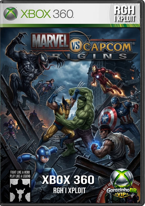 Marvel vs. Capcom™ Origins é uma coletânea nostálgica para Xbox 360 que reúne dois grandes clássicos dos fliperamas: Marvel Super Heroes e Marvel vs. Capcom: Clash of Super Heroes. 🦸‍♂️💥 O título preserva a jogabilidade frenética e os combos originais da década de 90, mas adiciona recursos modernos excelentes. Entre as novidades estão o multiplayer online super fluido (graças ao netcode GGPO), filtros visuais em HD para suavizar os pixels, lobbies para até 8 jogadores e um viciante sistema de desafios em tempo real que desbloqueia artes conceituais e segredos da época. ✨🎨